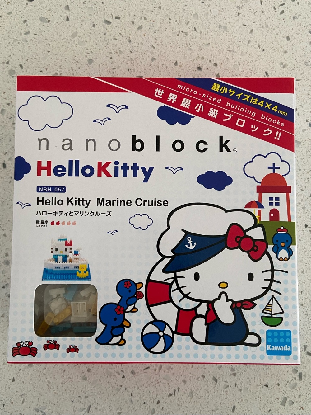 Sanrio Hello Kitty Marine Cruise Nanoblock Set - sealed in box